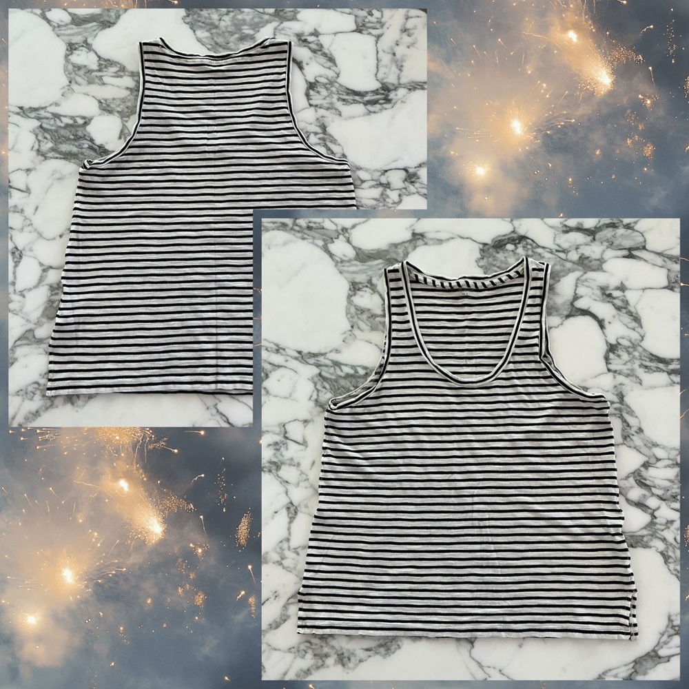 Madewell Striped Tank Top, size small